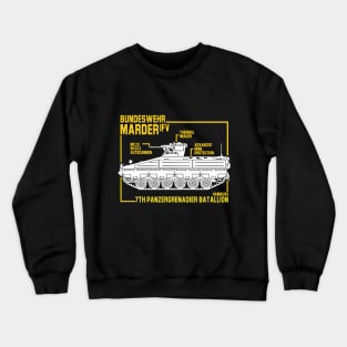 Bundeswehr Marder IFV Panzergrenadier Tank Crewneck Sweatshirt